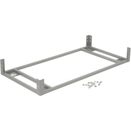 GLOBAL INDUSTRIAL Dolly Base, 48Wx24D, Gray 502589